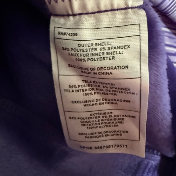 Free Country Purple Kids Jacket - Picture 6 of 8